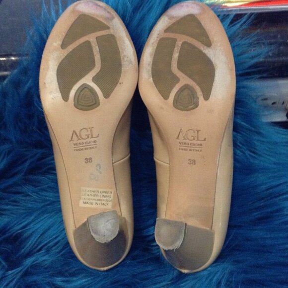 AGL Attilio Giustileom Bruni; 7.5, Italian Patent Leather, Chic, Quite Luxury - Picture 5 of 8